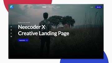 Build Creative Landing Page | Flutter Web | Flutter UI