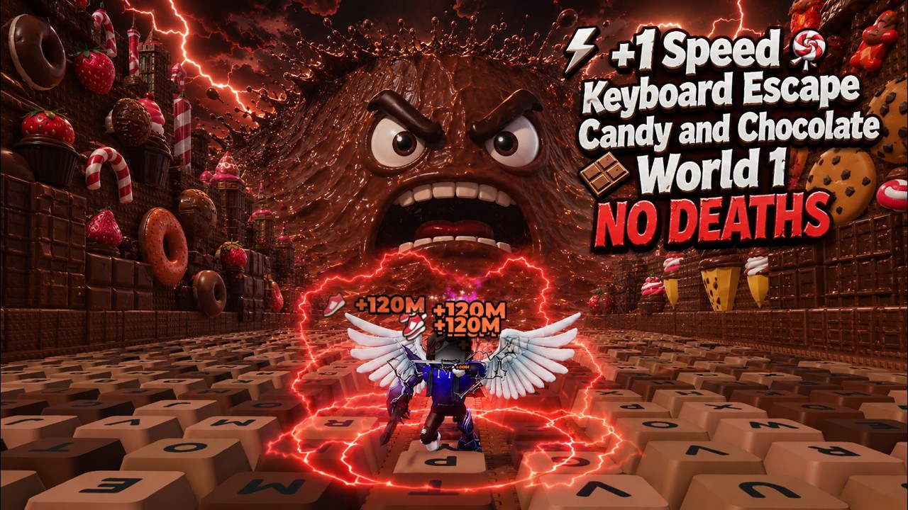 1 Speed Keyboard Escape Candy And Chocolate All Levels No Deaths 