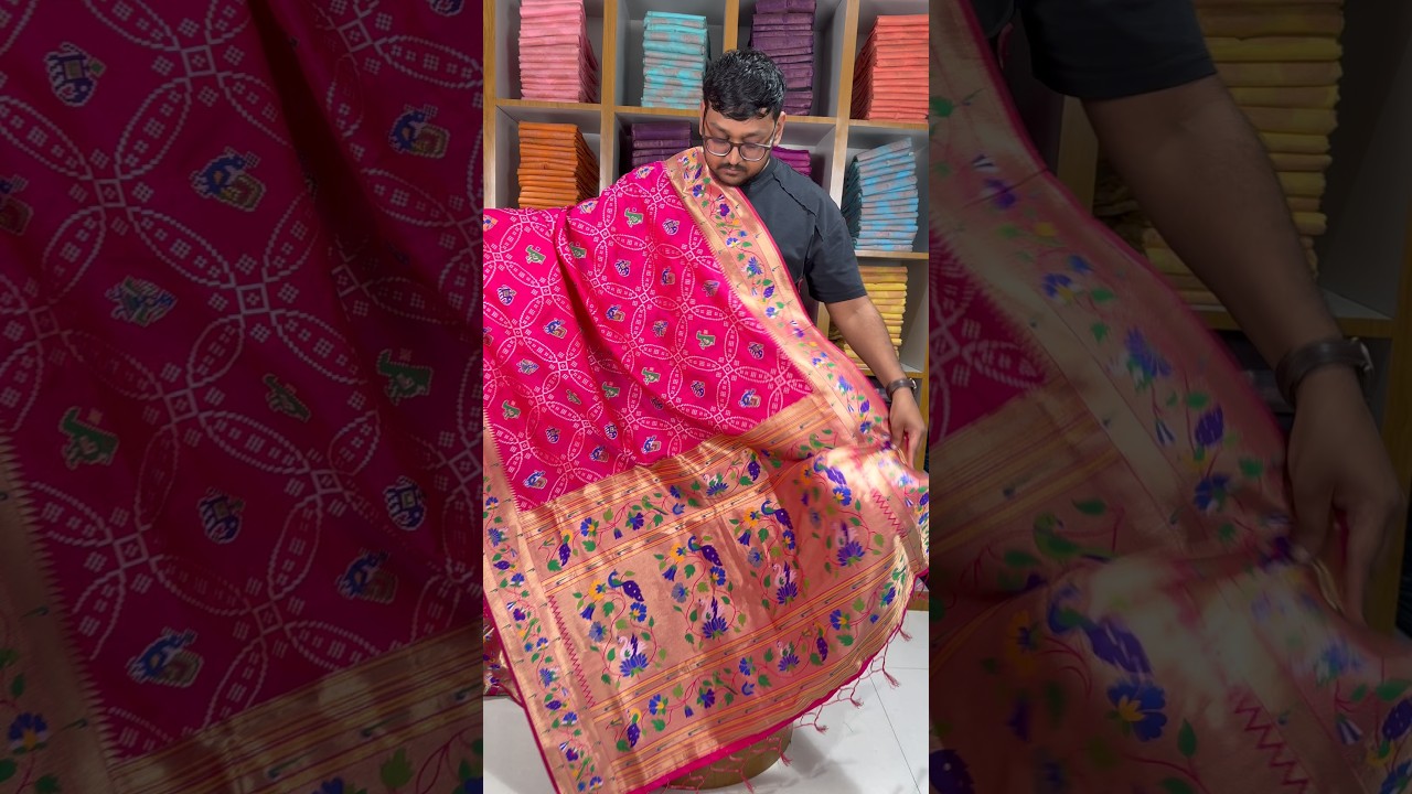 Bandhani Patola Silk Paithani Saree