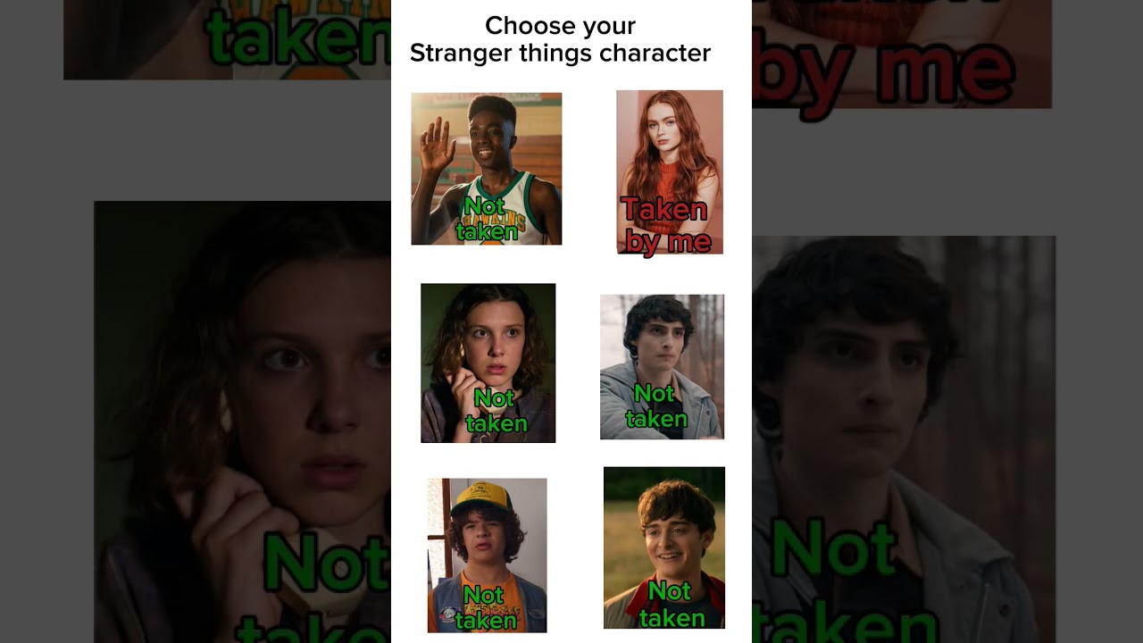 stranger things choose your character 