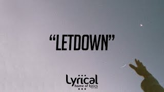CaRter - Letdown Lyrics chords