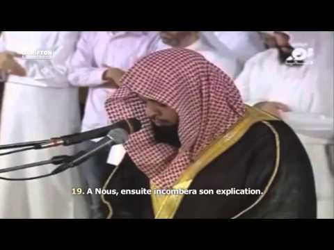 Sourate Al Qiyamah - Mansour Al Zahrani