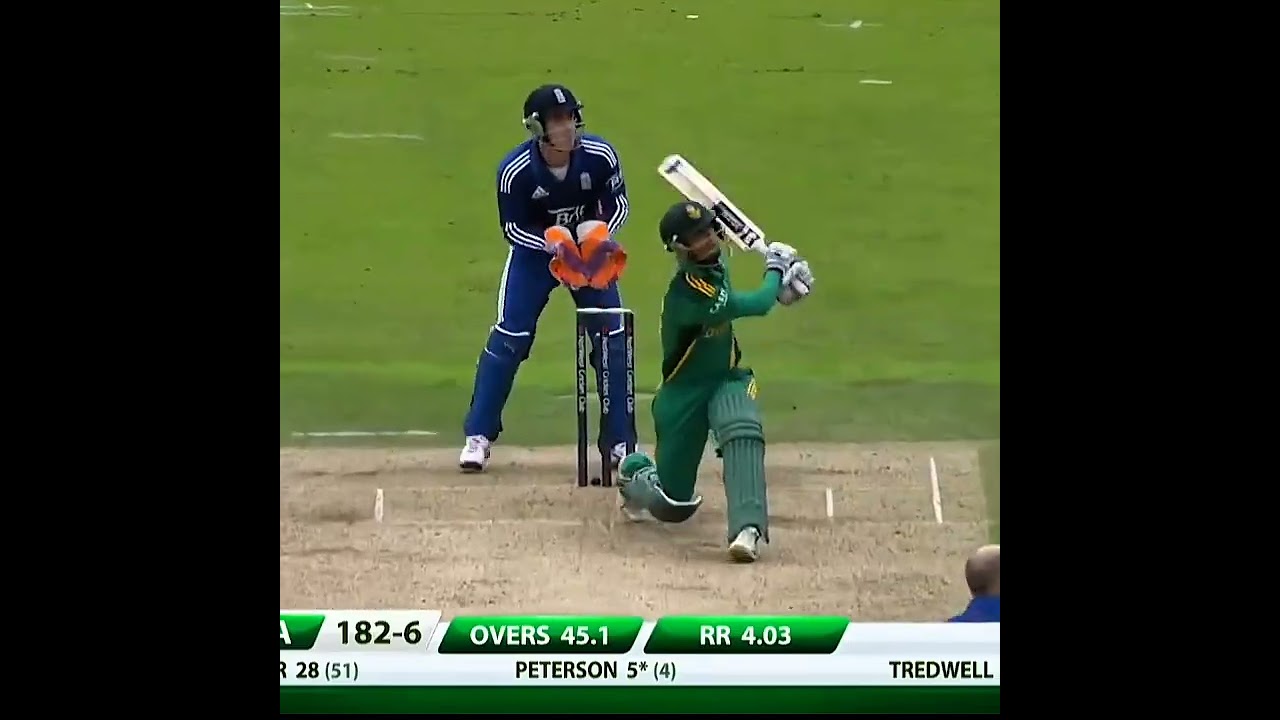Right-handed Peterson vs Tredwell an unexpected and attacking move SA vs Eng