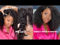 PROTECTIVE STYLE in MINUTES | NO LEAVE OUT NO GLUE | Unice Curly V-part Wig |April Sunny