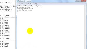 Oracle Training Bangladesh : SQL Sorting data
