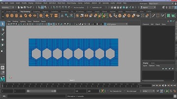 Complex shape modeling--Hexagon grid modeling in maya 2020