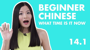 Learn Chinese for Beginners 14.1 |  HSK1 Beginner Chinese Lesson Tell Time in Chinese, Read Clock