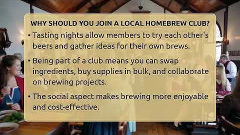 Why Should You Join A Local Homebrew Club? - The Pint Guy