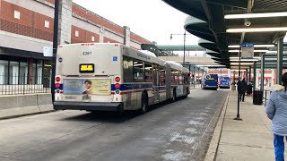 CTA On Board Riding 2013 New Flyer D60LFR Bus 4361 on Route 147 Northbound to Howard Station