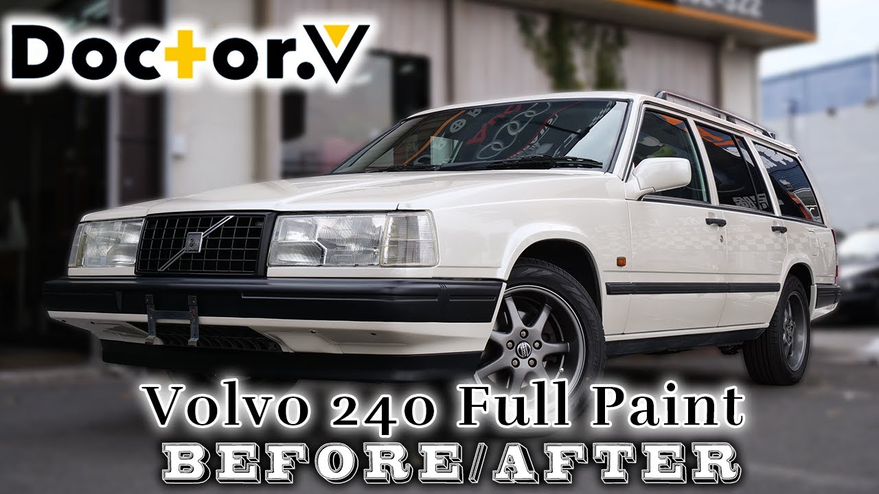 希少　ボルボ　volvo 940 パーティション VOLVO940 Before → After] A dramatic transformation with a full