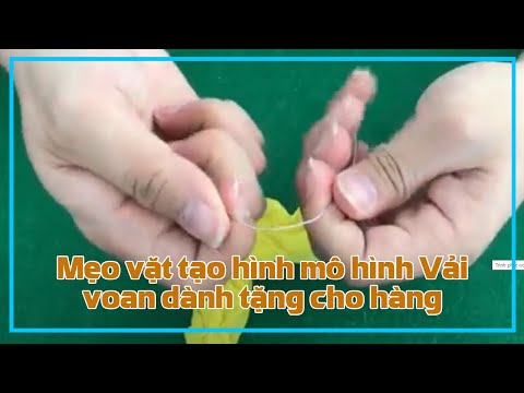 Phương Linh Vlog  Thủ thuật tạo hình mô hình  Vải voan dành tặng cho  anh bạn   năm 2021