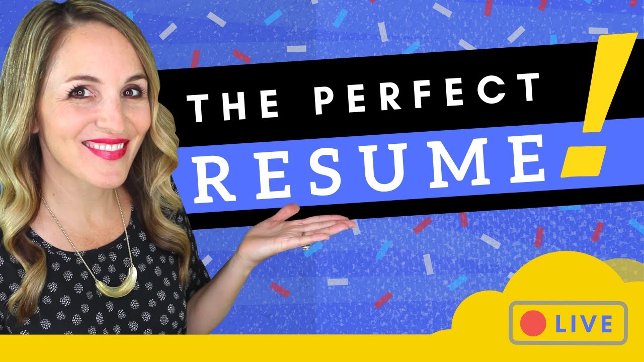 3 SIMPLE Steps To Write A GREAT Resume in 2020 + Resume Reviews - YouTube