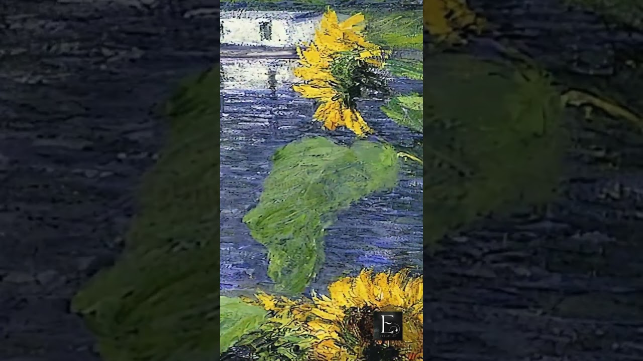 Before van Gogh's: Caillebotte's Sunflowers