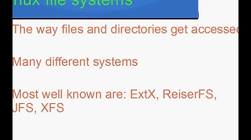 Linux Chapter 3 - File Systems