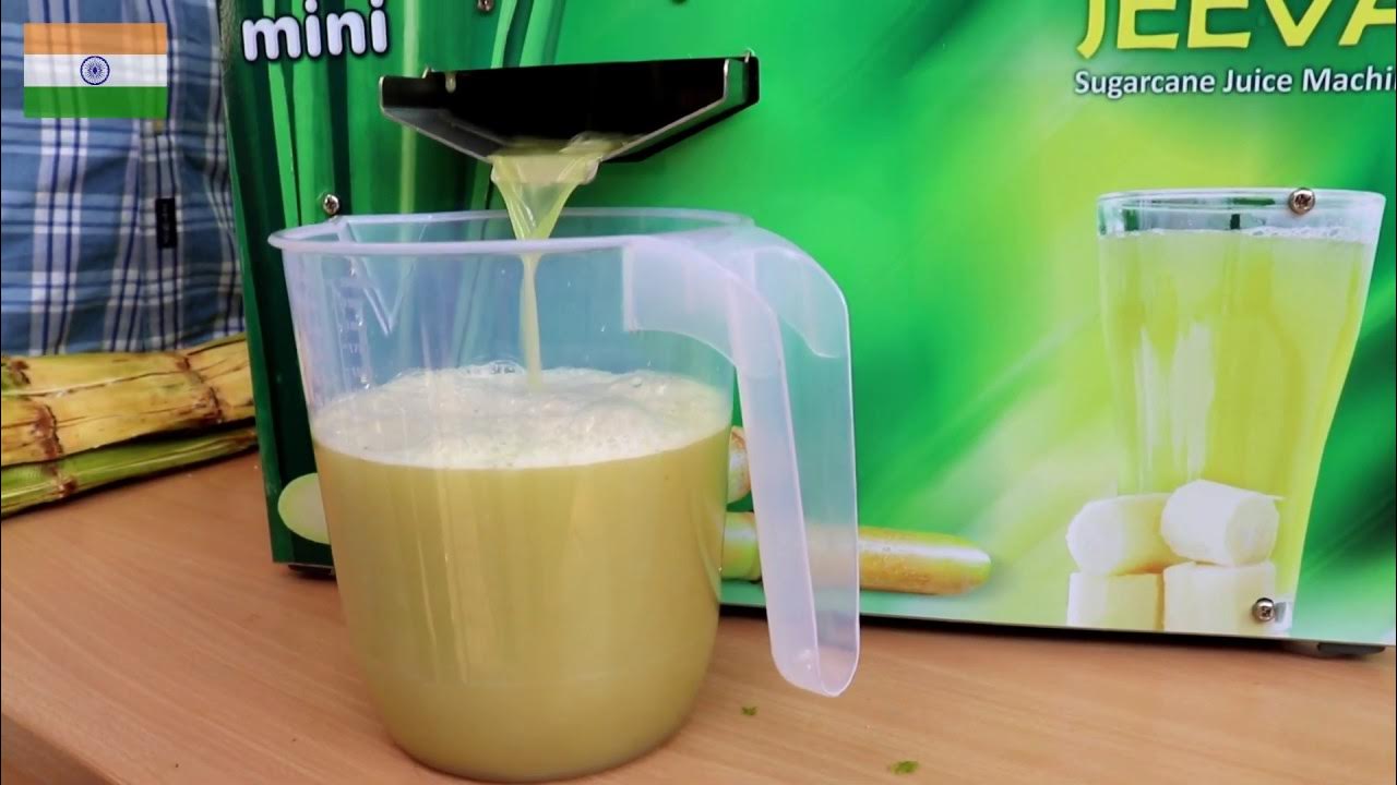 Juice Extraction Ratio of "JEEVA mini" Sugarcane Juice Machine (हिंदी