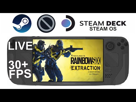 Tom Clancys Rainbow Six Extraction (online) on Steam Deck/OS in 800p 30+Fps (Live)