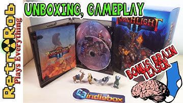 Torchlight 2 Indie Box Unboxing PLUS a Brain Puzzler! Gameplay too!