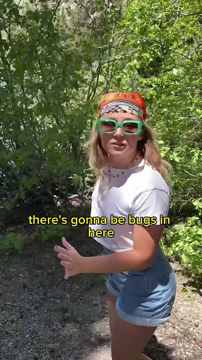 How to pee in nature as a women #seekdiscomfort #doeverything #camping