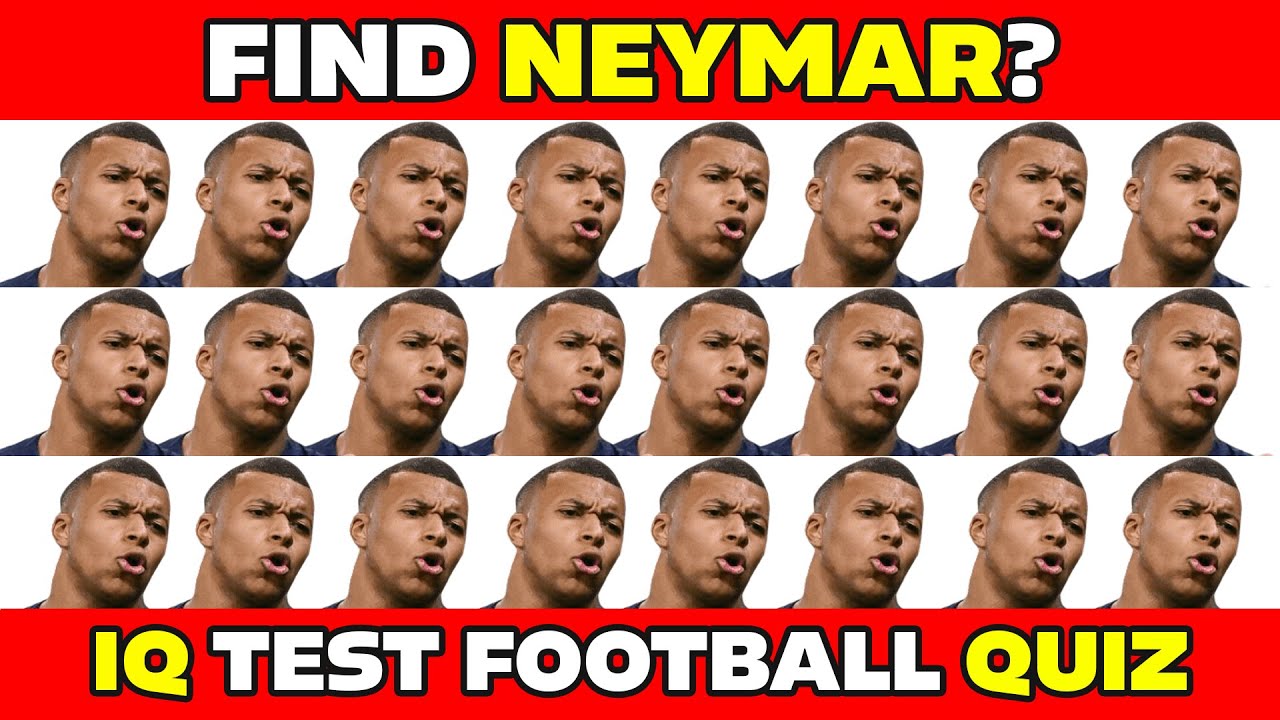 FIND NEYMAR JR? Guess The Player - NEW FOOTBALL QUIZ 2023 - YouTube