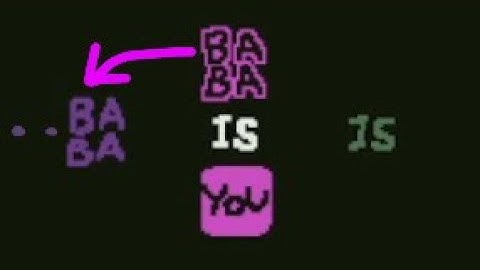 Baba Is You - Metatatext (by Batata): part 1 - Abandoned Garden