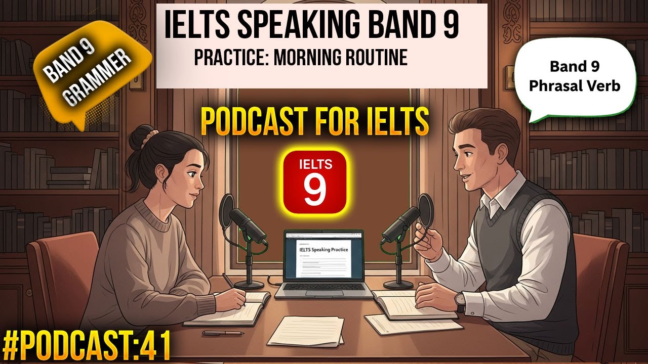 IELTS Speaking Part 1 Morning Routine Practice | Band 9 Model Answers ...