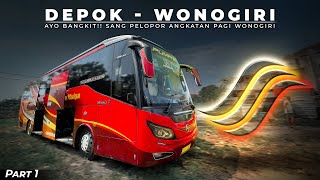 Body Spesial, Milik Putera Mulya! Trip Depok - Wonogiri, Naik Puma'S Maxibus P02 | O500R 1836