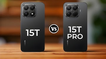 Xiaomi 15T Vs Xiaomi 15T Pro