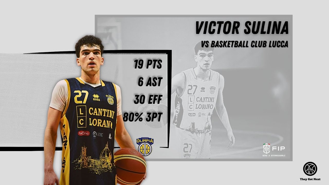 Victor Sulina | 19 PTS, 6 AST, 4 3PT | Olimpia Legnaia vs Lucca (Serie B Interregionale)