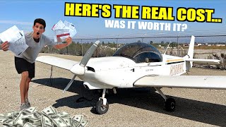 Revealing THE TOTAL COST Of Our '$16,000' Abandoned Airplane Rebuild!