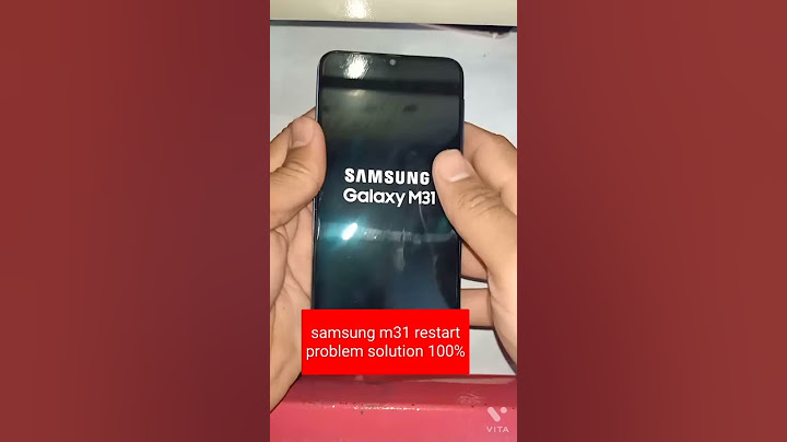 samsung m31 restart problem solution full video on my account