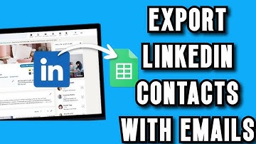 NEW! How to Export your Linkedin Contacts with their Emails | Full Guide