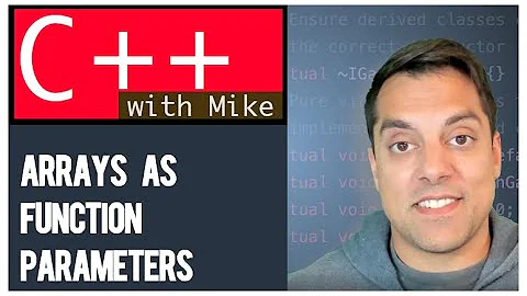 Passing arrays into functions(array decay to pointer)- prefer std::vector | Modern Cpp Series Ep. 28