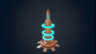 Sci-Fi Building-05 Low-poly