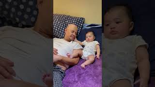 This little baby is busy ignoring his papa /#shortvideos