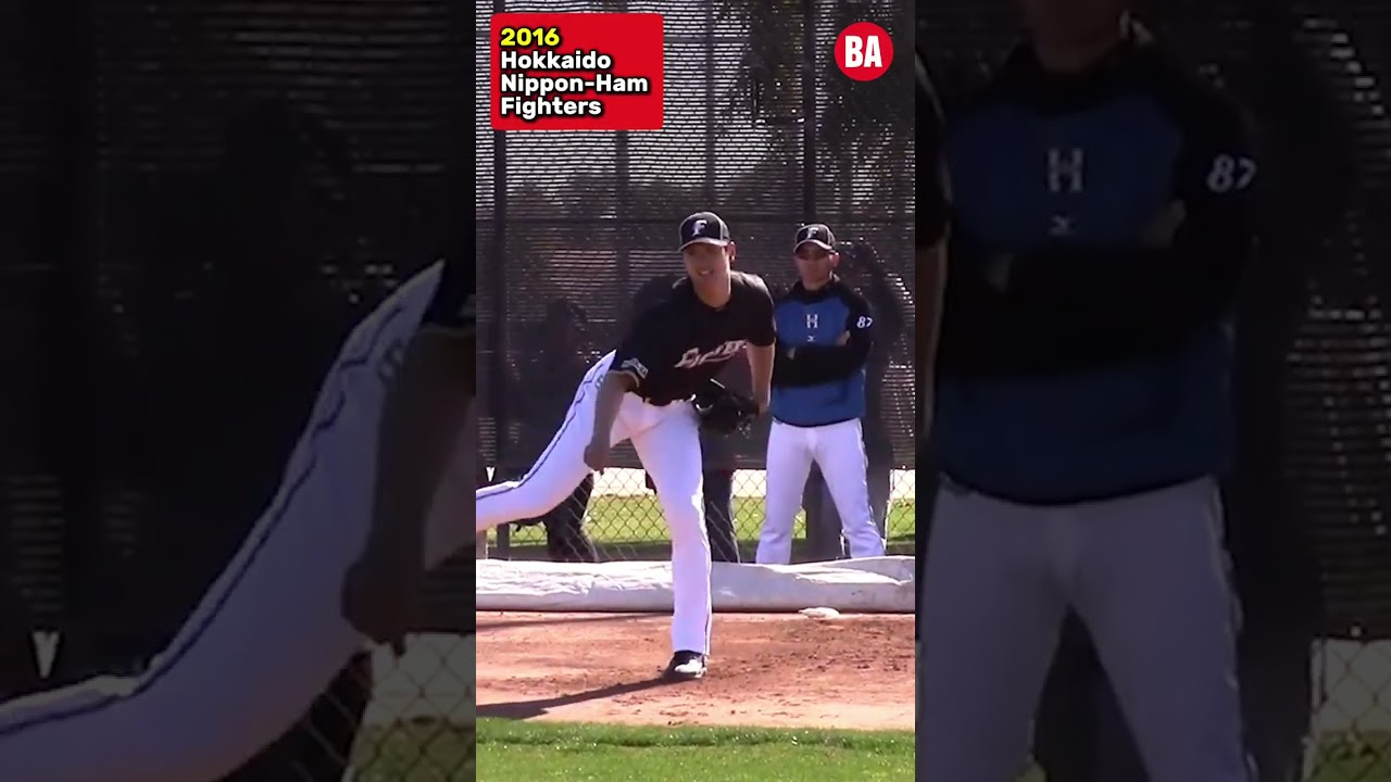 A throwback to Shohei Ohtani’s days as a prospect ⭐️ #baseball #mlb #japan #dodgers #ohtani