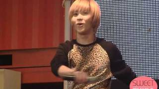 101021 Taemin cute @ 2010 Beaudex Beauty Design Expo