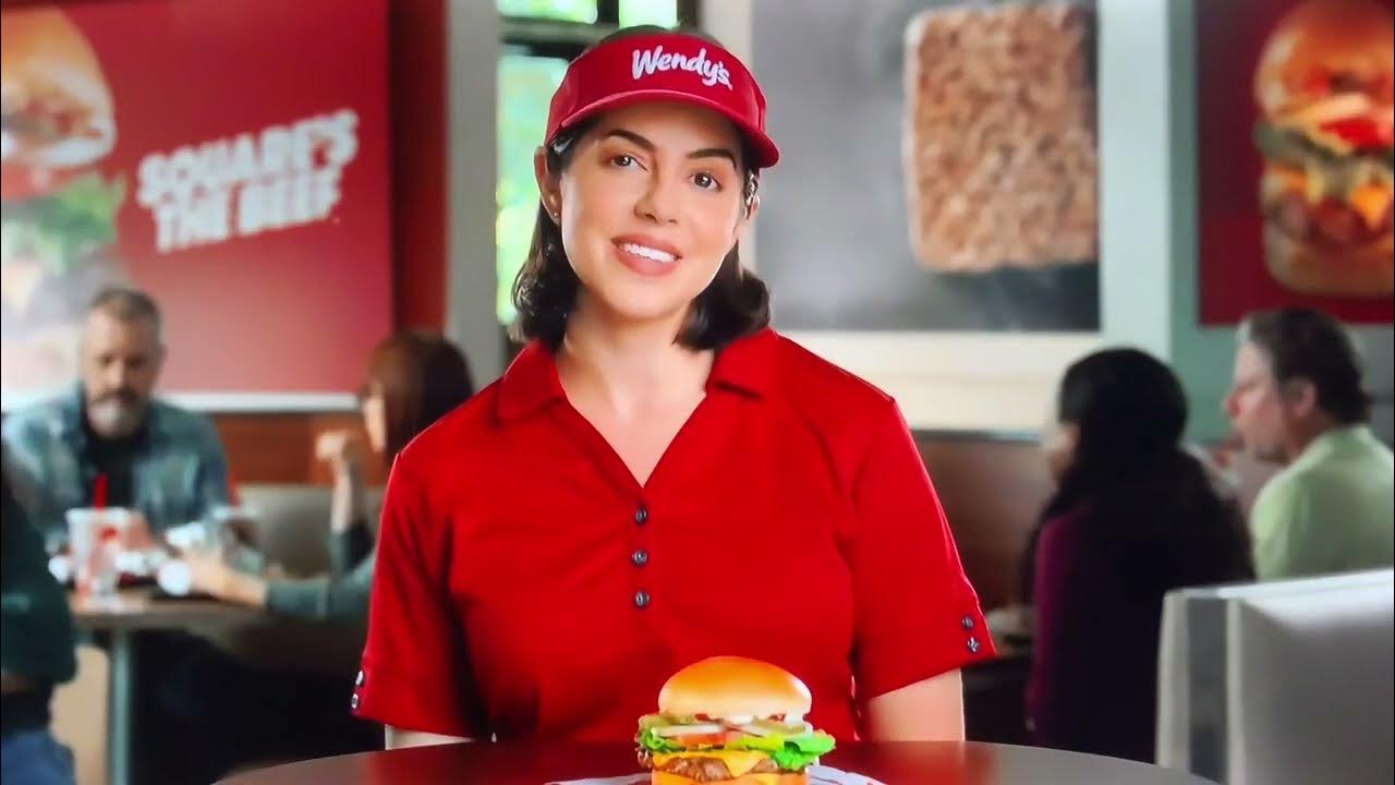 Wendy’s NEWEST TV commercial with Reggie Miller, and Kathryn Feeney😆😆😆