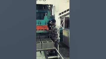 The Machine That Never Sleeps! ⚙️ #smartblockline #concreteblocks #automation