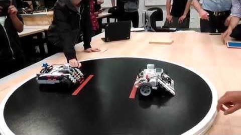 SFU 2014 EV3 Sumo Bot Battle 4 of 4