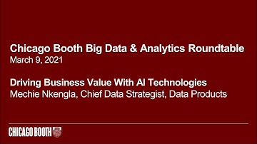 Data Products - Driving Business Value with AI Technologies