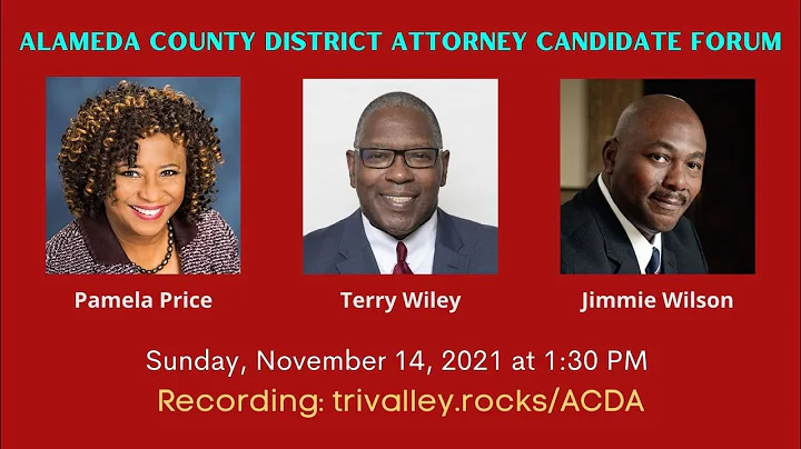 Alameda County District Attorney Candidate Forum