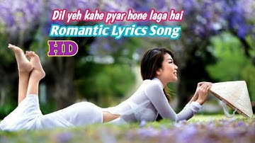 Dil yeh kahe pyar hone laga hai [Romantic Lyrics Song] ((HD)) Alka Yagnik