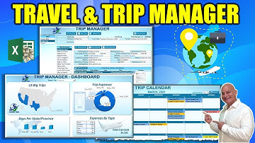 How To Create A Travel And Trip Managing Application In Excel With Custom Menu + FREE Download