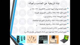 لقاء بعنوان تقنيه المعلوماتمع المدرب:الدولي قتيبةسعد صالح