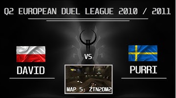 Quake2 EDL #9 GRAND FINAL | David vs PURRI - 5th map ztn2dm2