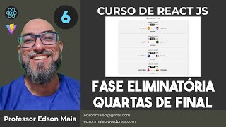 Curso de React JS Aula 06 Usar o Componente KnockoutStage da Copa do Mundo Feminina 2023 + Desafio