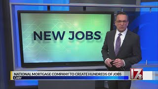 National mortgage lender to create 300+ jobs in Wake County; $64,000 average salary