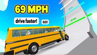I Drive a Full Bus UP A Ramp on Roblox