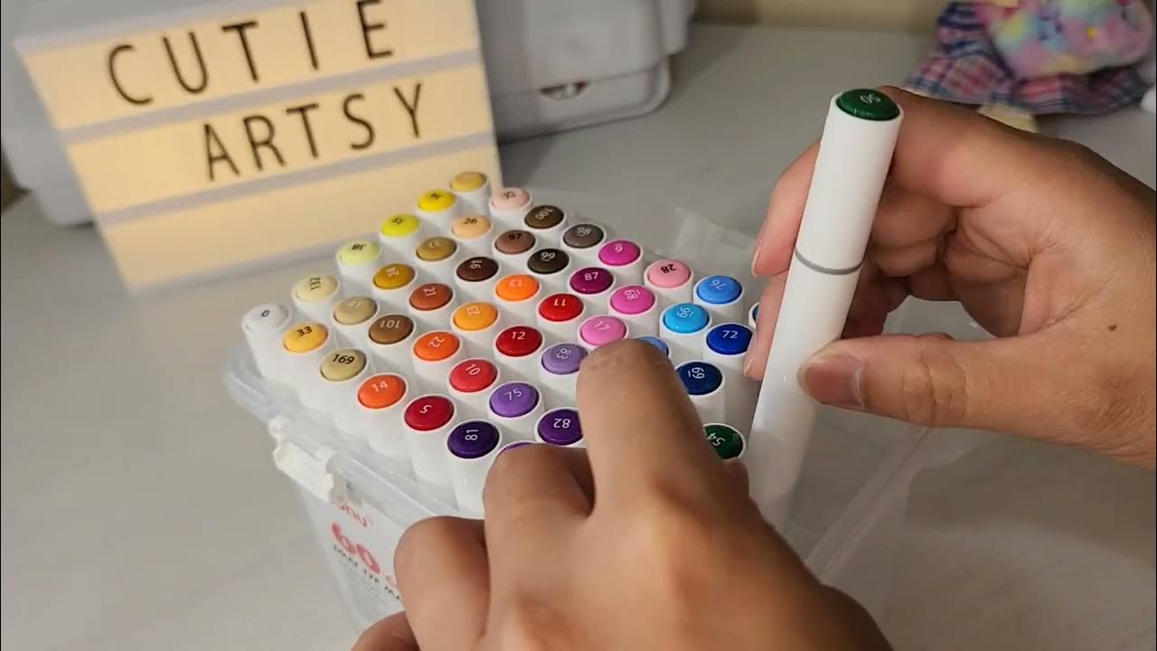OHUHU Water Based Markers Unboxing YouTube