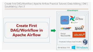 Create First DAG/Workflow | Apache Airflow Practical Tutorial | Part 3 |Data Making| DM | DataMaking